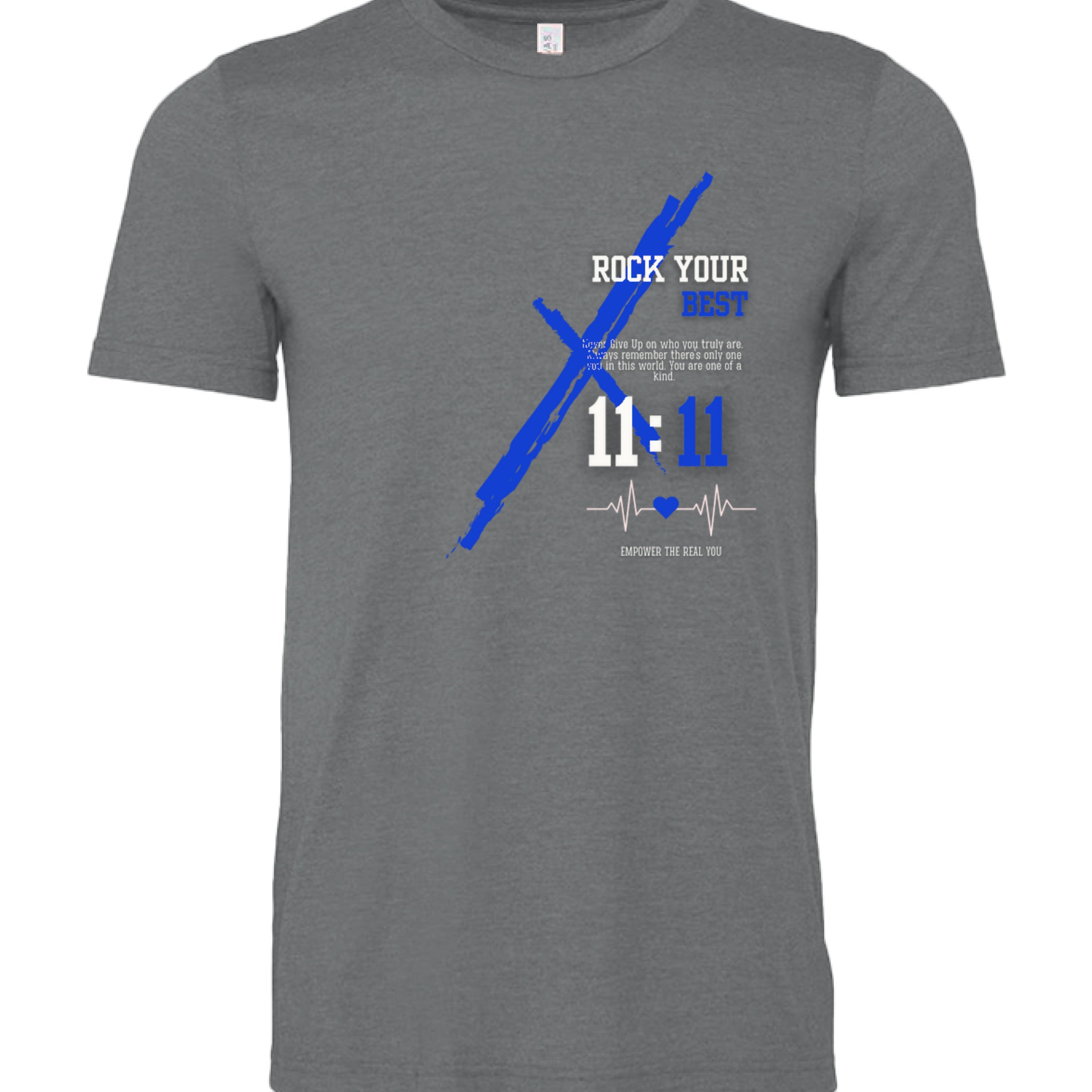 DRK GREY HEATHER - FRONT